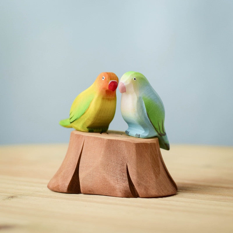 Bumbu Toys | Green Lovebird at Milk Tooth Australia