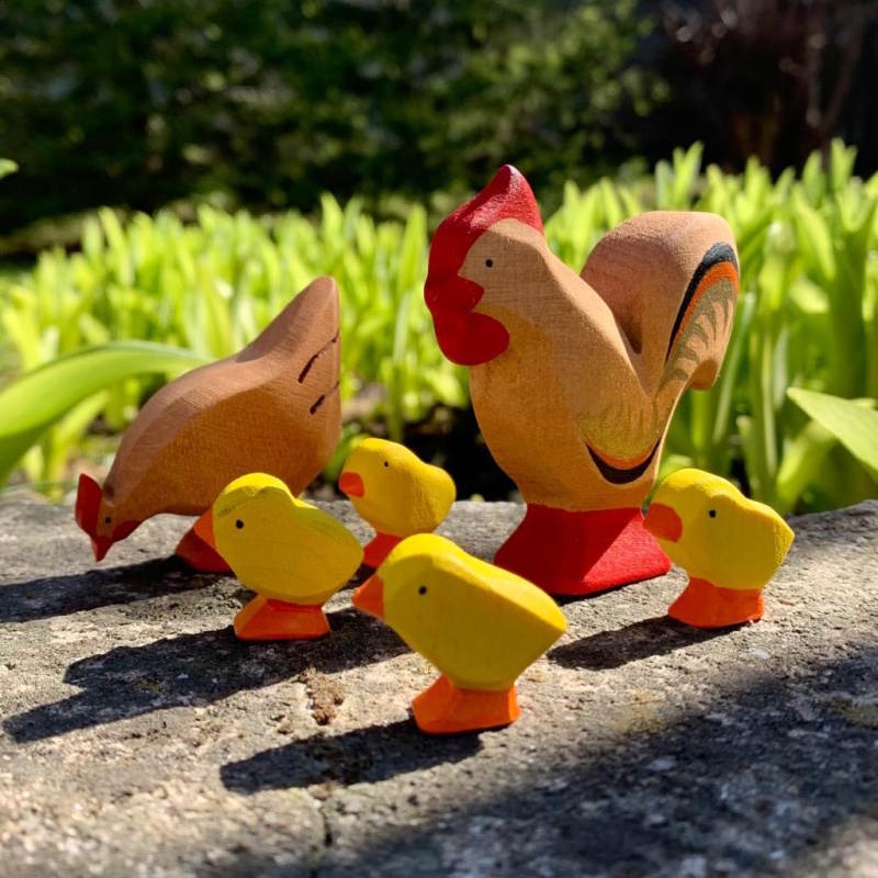 Bumbu Toys Brown Hen at Milk Tooth Australia