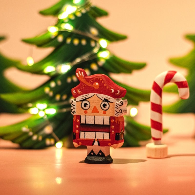Bumbu Toys | Celebration Ring Ornament | Festive Nutcracker at Milk Tooth Australia