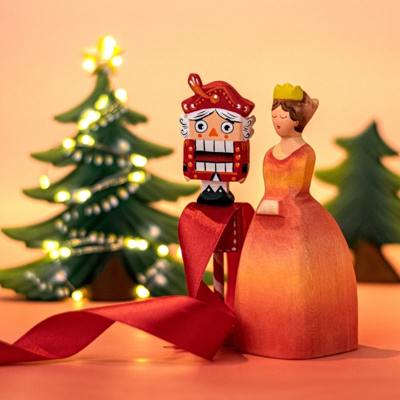 Bumbu Toys | Celebration Ring Ornament | Festive Nutcracker at Milk Tooth Australia
