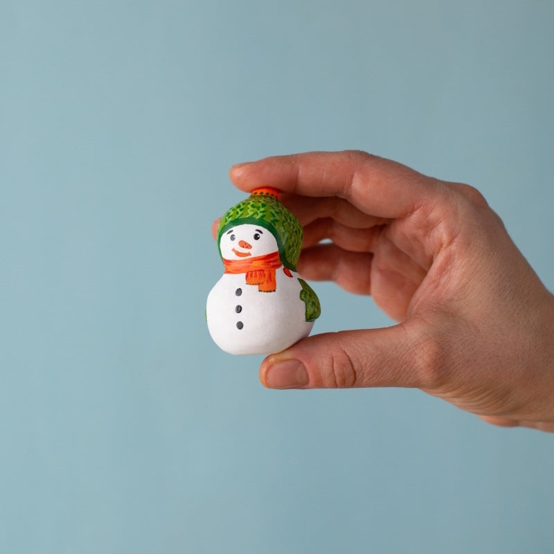 Bumbu Toys Celebration Ring Ornament Snowman at Milk Tooth Australia