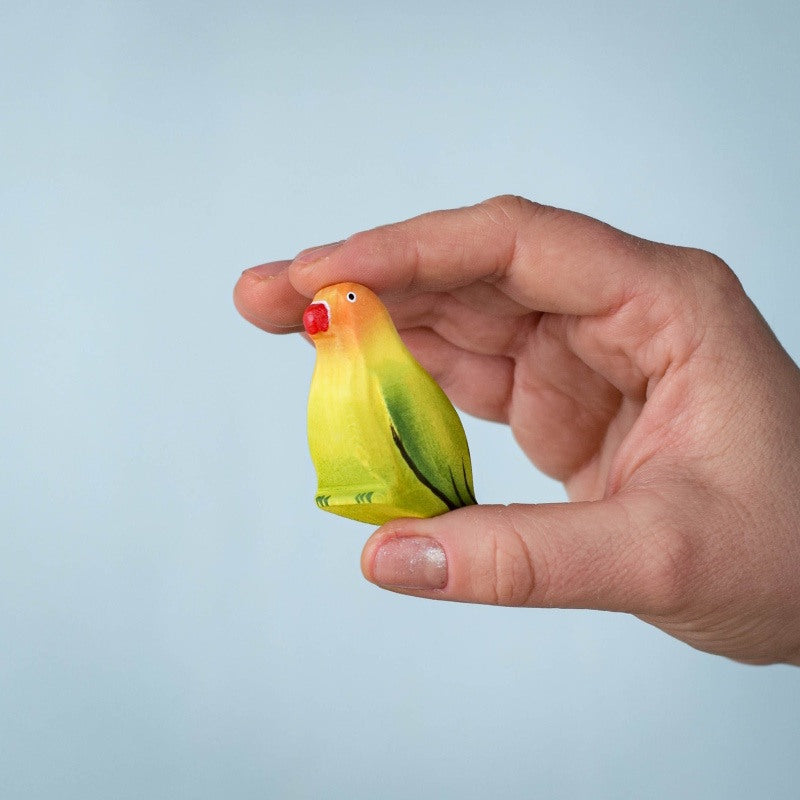 Bumbu Toys | Green Lovebird at Milk Tooth Australia