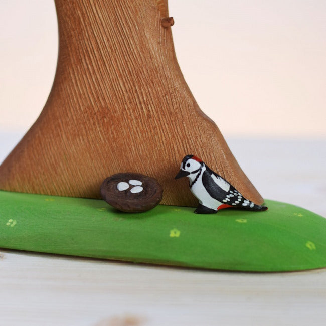 Bumbu Toys | Large Summer Oak Tree with Woodpecker & Nest at Milk Tooth