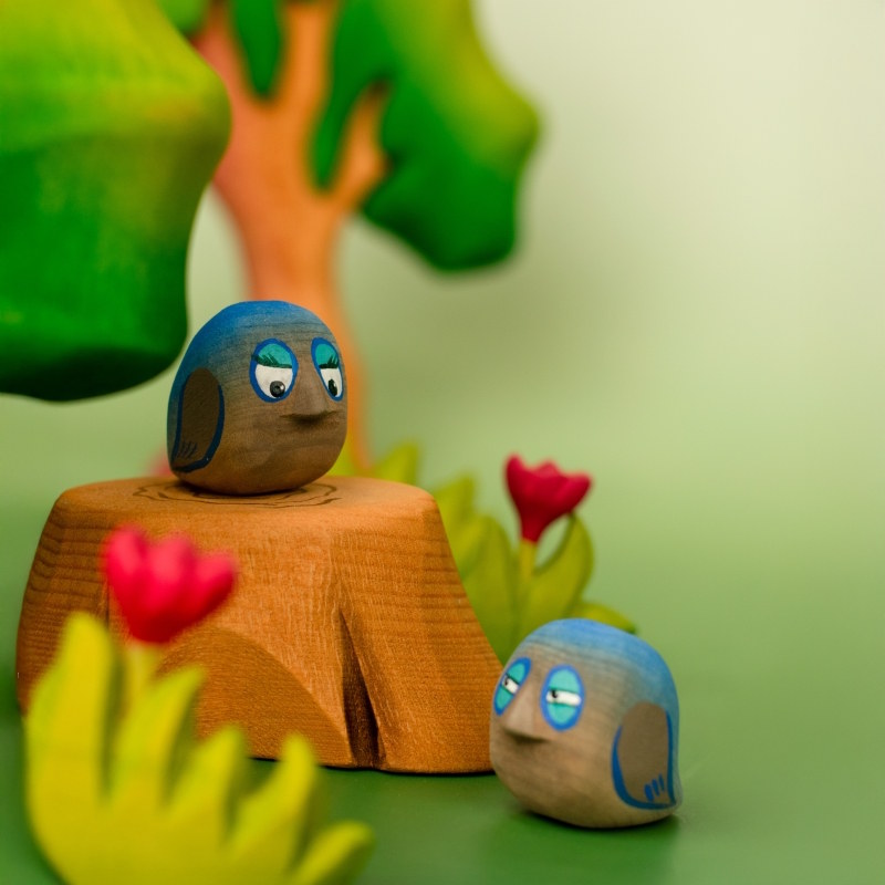 Bumbu Toys | Love Chirps Birds Medium Set of 2