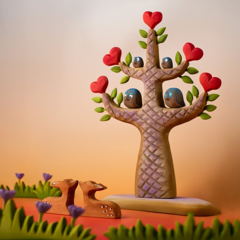 Bumbu Toys | Love Chirps Birds Small Set of 2 at Milk Tooth Australia