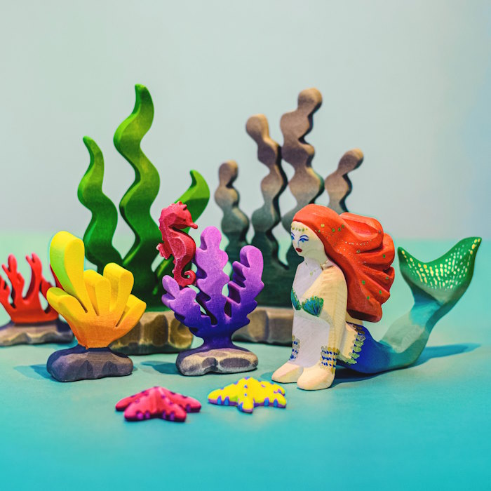 Bumbu Toys | Red Coral at Milk Tooth Australia