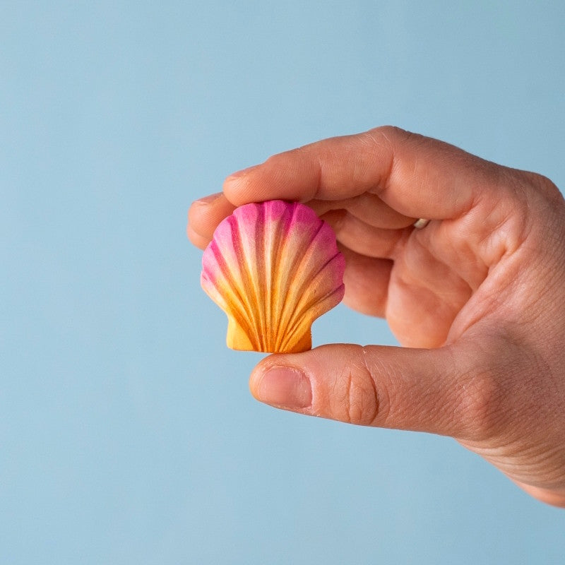 Bumbu Toys Pink Seashell at Milk Tooth Australia
