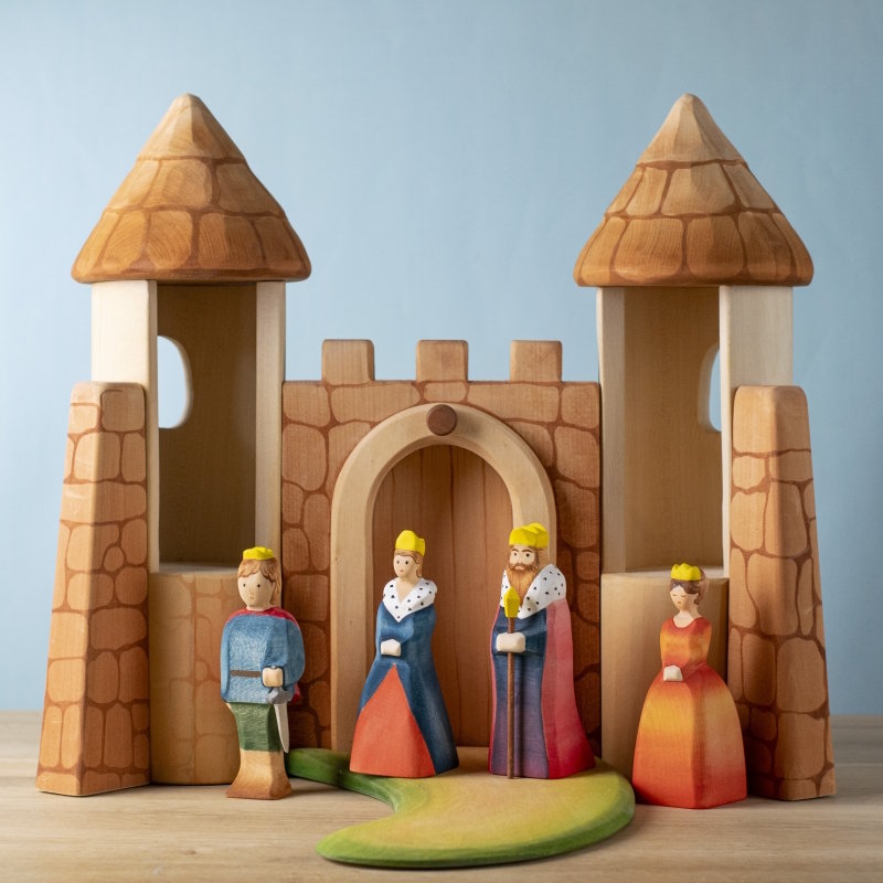 Bumbu Toys Queen wooden toy figurine at Milk Tooth Australia