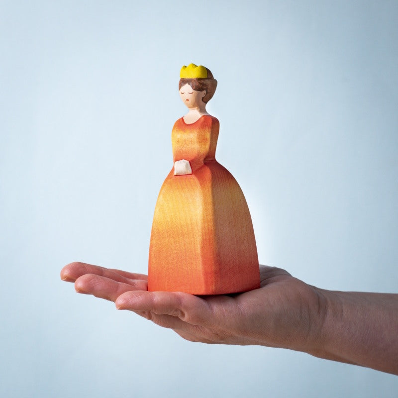 Bumbu Toys Princess wooden toy figurine at Milk Tooth Australia