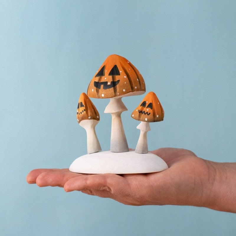 Bumbu Toys Pumpkin Mushrooms at Milk Tooth Australia