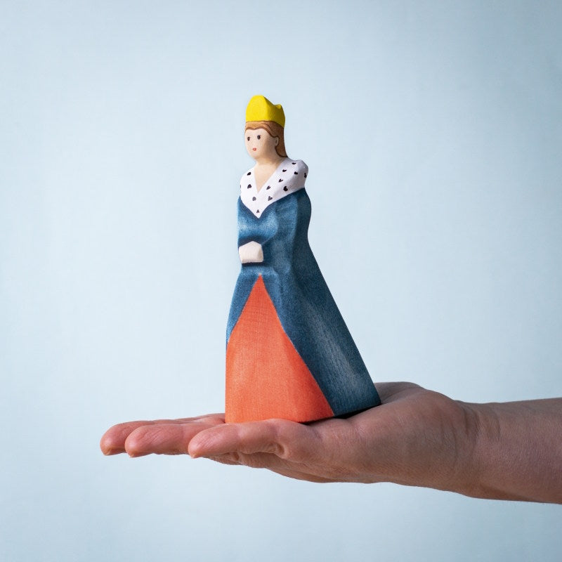 Bumbu Toys Queen wooden toy figurine at Milk Tooth Australia