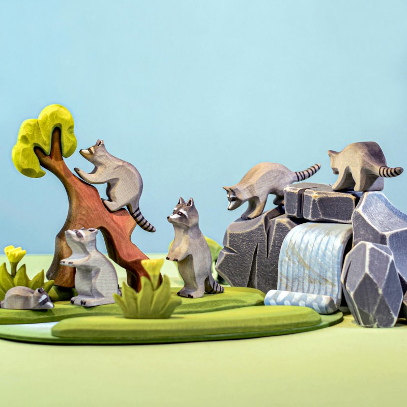 Bumbu Toys | Raccoon Sitting at Milk Tooth Australia