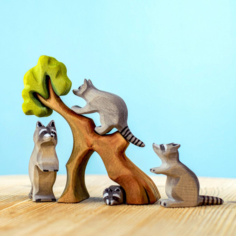 Bumbu Toys | Raccoon Sitting at Milk Tooth Australia