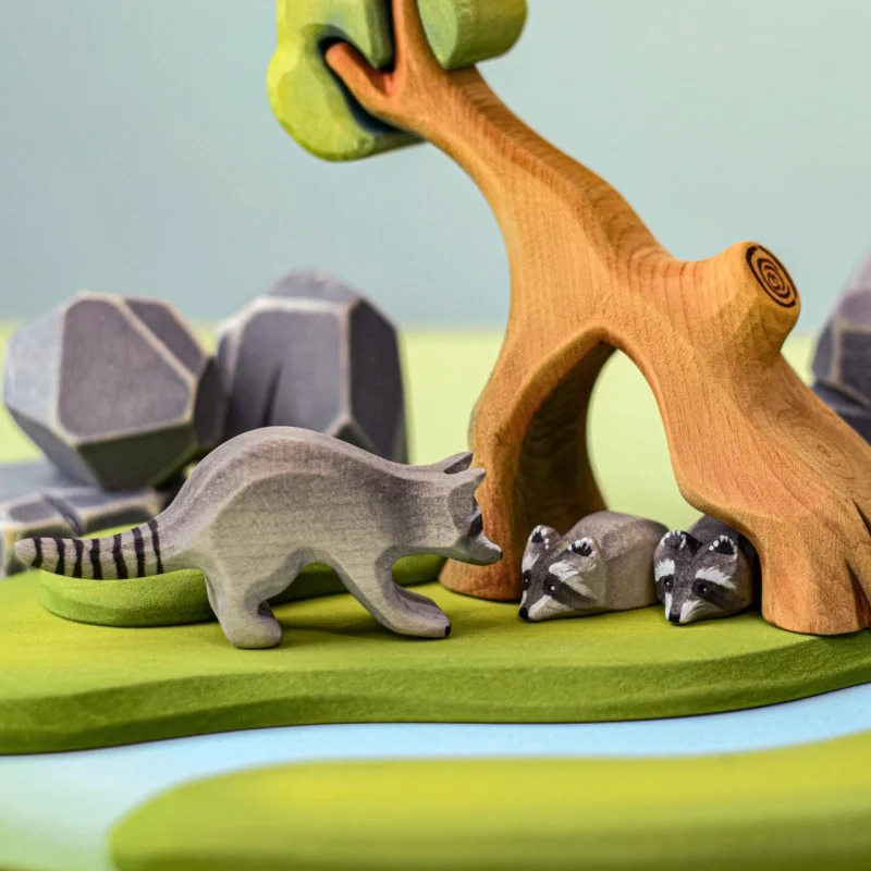 Bumbu Toys | Raccoon Standing at Milk Tooth Australia