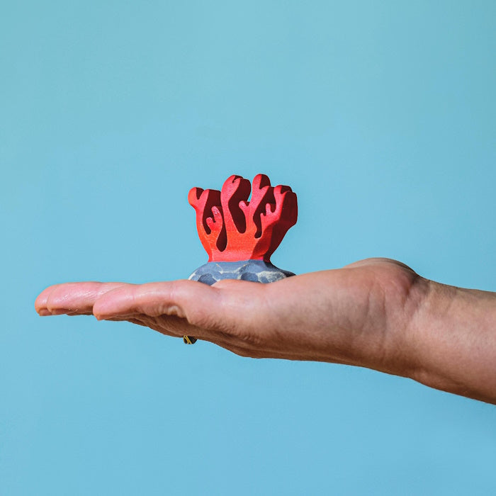 Bumbu Toys | Red Coral at Milk Tooth Australia