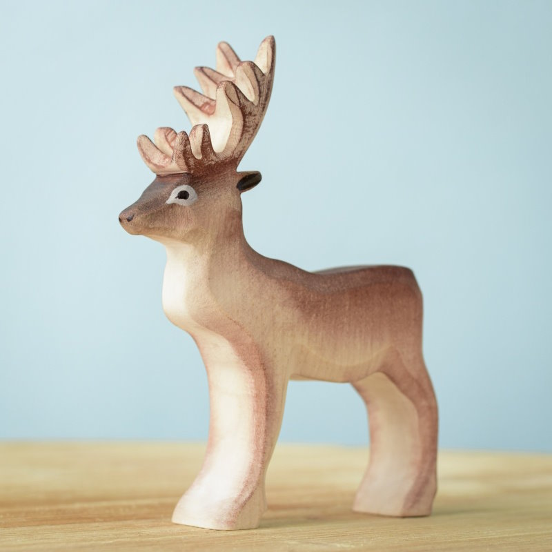 Bumbu Toys | Santa Claus Sleigh & Reindeer at Milk Tooth Australia