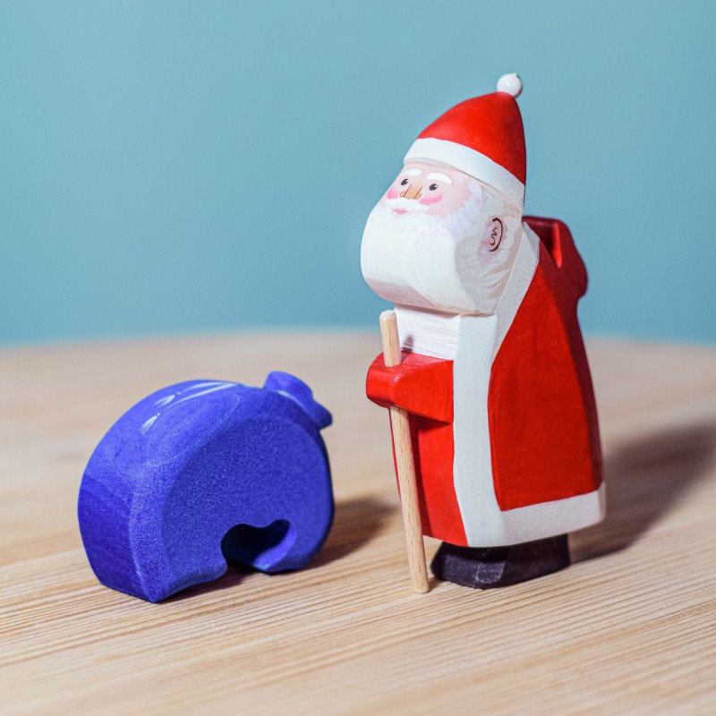 Bumbu Toys | Santa Claus Sleigh & Reindeer at Milk Tooth Australia