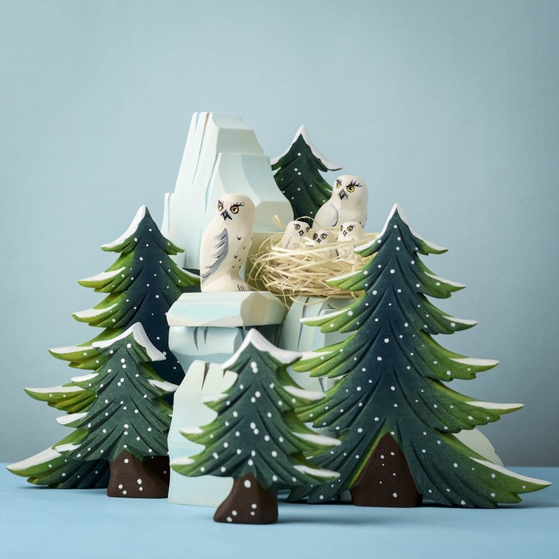 Bumbu Toys | Snowy Owl Chick at Milk Tooth Australia