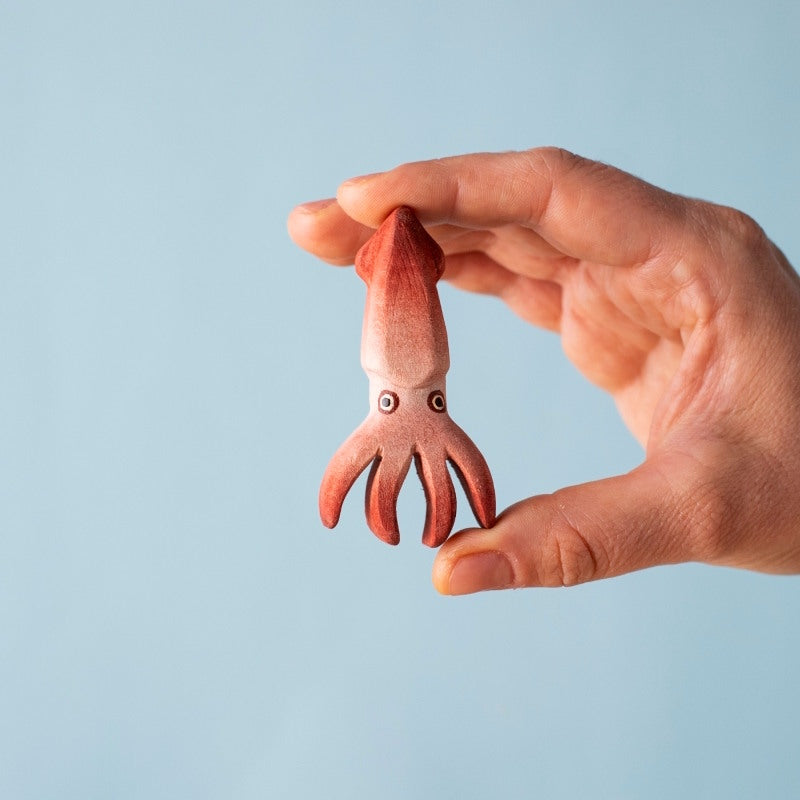 Bumbu Toys Squid wooden toy at Milk Tooth Australia