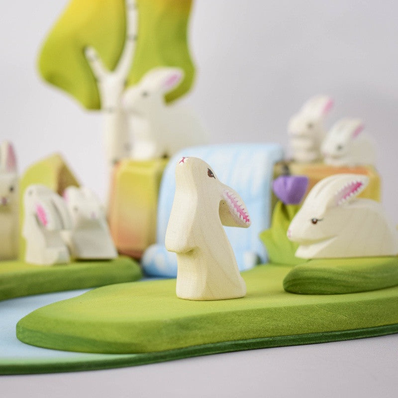 Bumbu Toys | White Rabbit Curious at Milk Tooth Australia