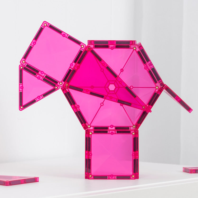 Connetix Tiles Charity Pack Pink 20 Pieces for breast cancer research at Milk Tooth Australia