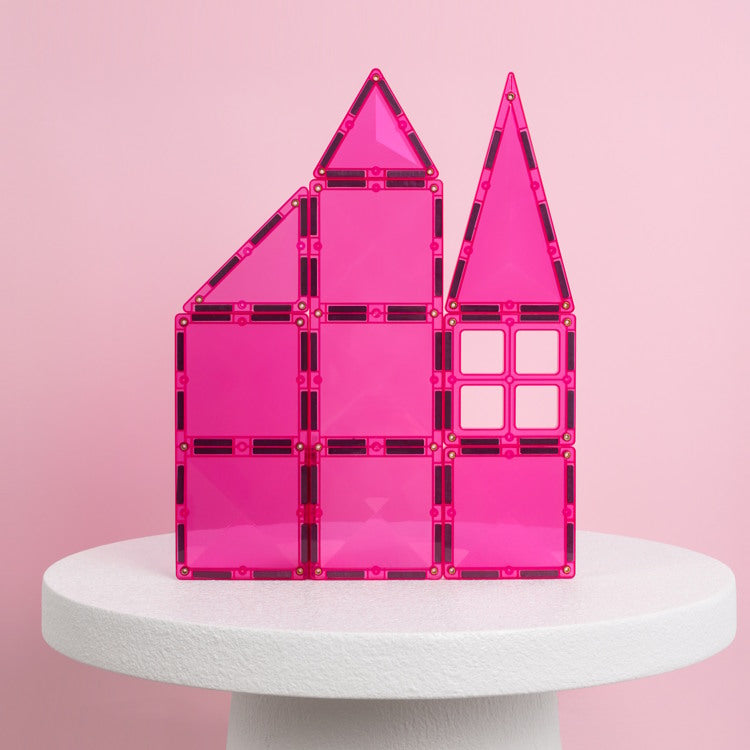 Connetix Tiles Charity Pack Pink 20 Pieces for breast cancer research at Milk Tooth Australia