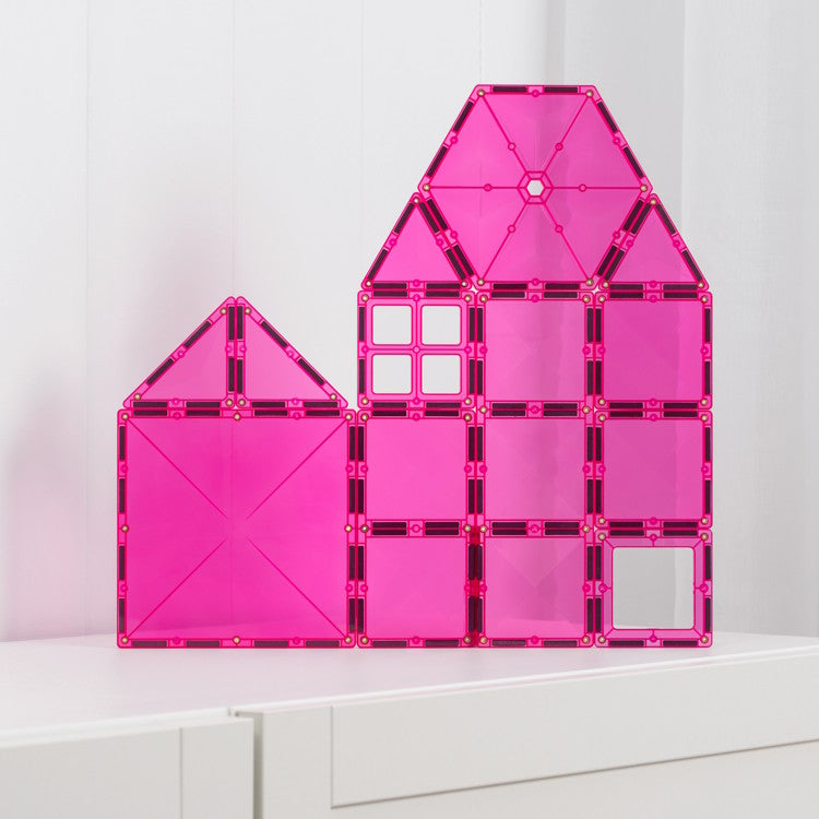 Connetix Tiles Charity Pack Pink 20 Pieces for breast cancer research at Milk Tooth Australia