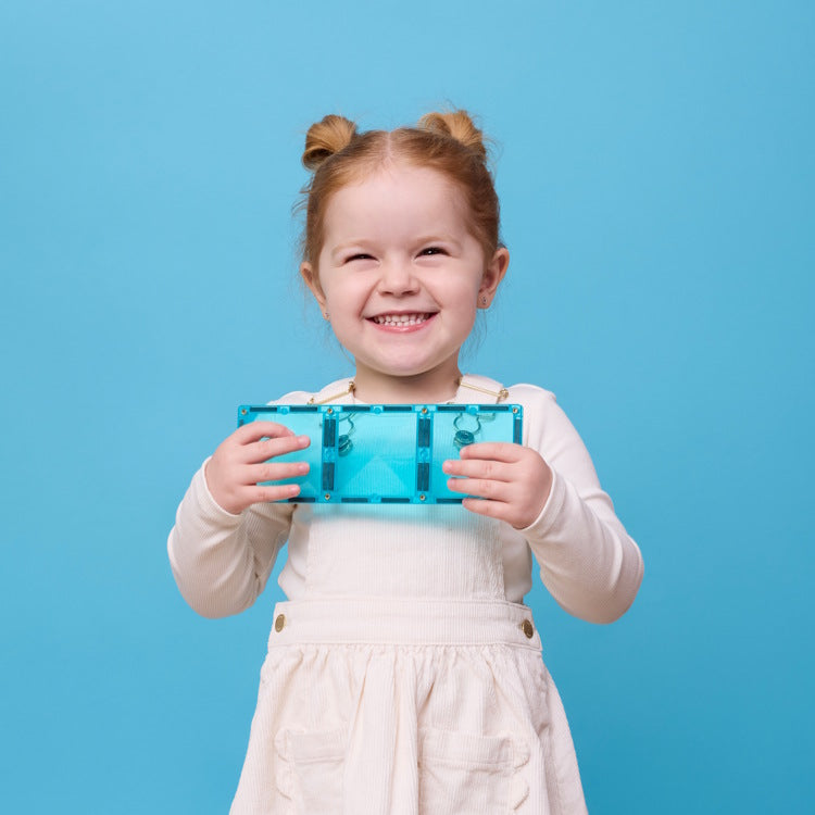 Connetix Tiles Charity Pack Teal 20 Pieces for MND research at Milk Tooth Australia