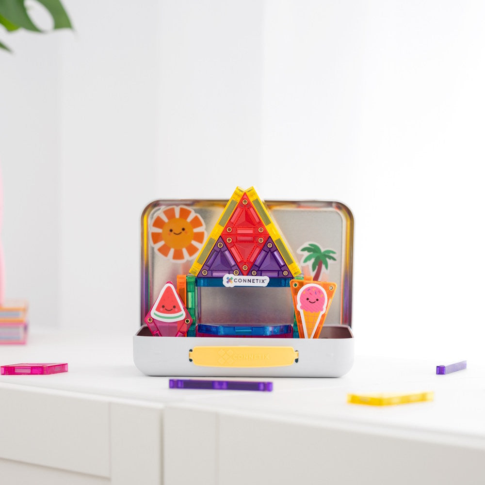 Connetix Tiles | 32 Piece Travel Mini Pack at Milk Tooth Australia