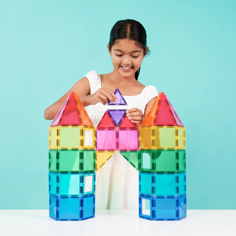 Connetix Tiles | 104 Piece Bright Creative Pack at Milk Tooth Australia
