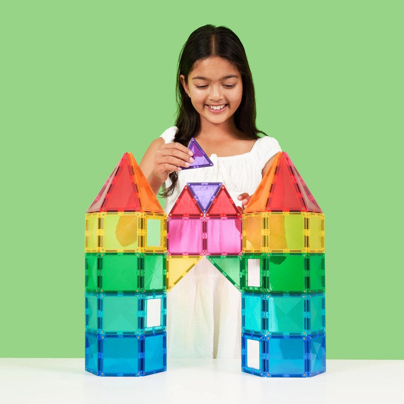 Connetix Tiles | 104 Piece Bright Creative Pack at Milk Tooth Australia