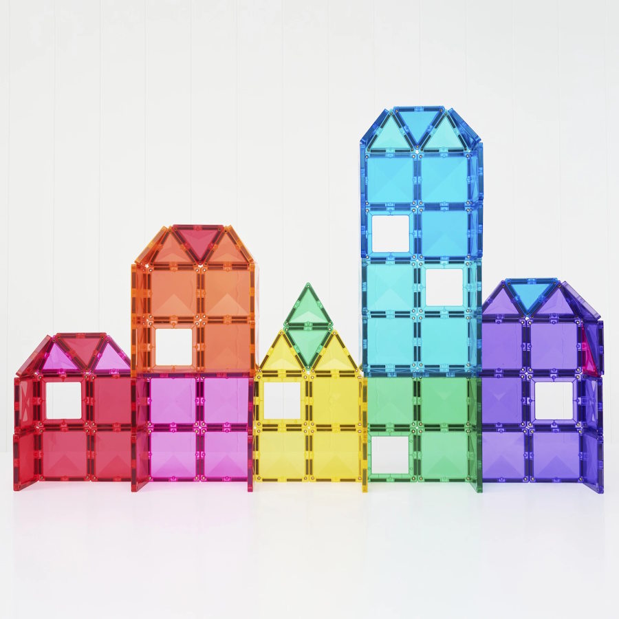 Connetix Tiles | 104 Piece Bright Creative Pack at Milk Tooth Australia