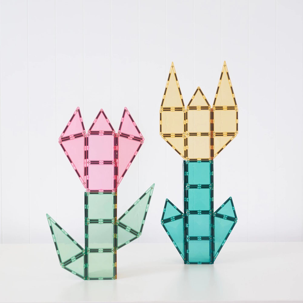 Connetix Tiles 104 Piece Pastel Creative Pack at Milk Tooth Australia