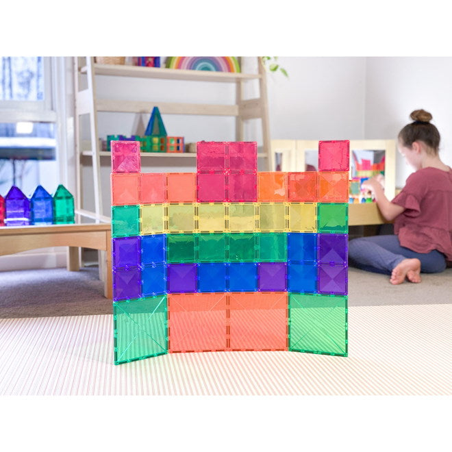 Connetix Tiles | Magnetic Building Tiles | 40 Piece Expansion Pack