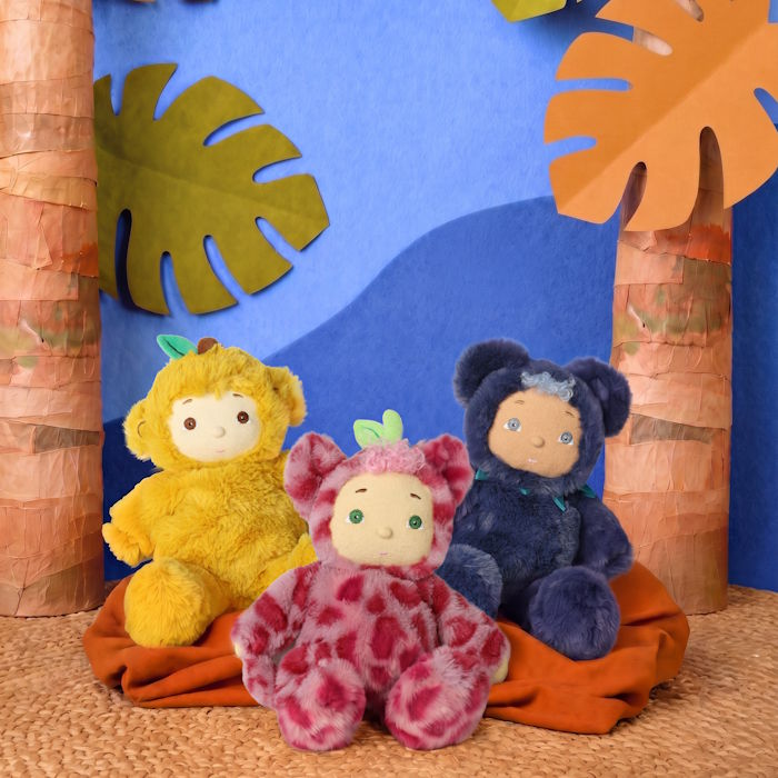 Dinkum Dolls by Olli Ella | Cozy Day Dinkum Blueberry Bear