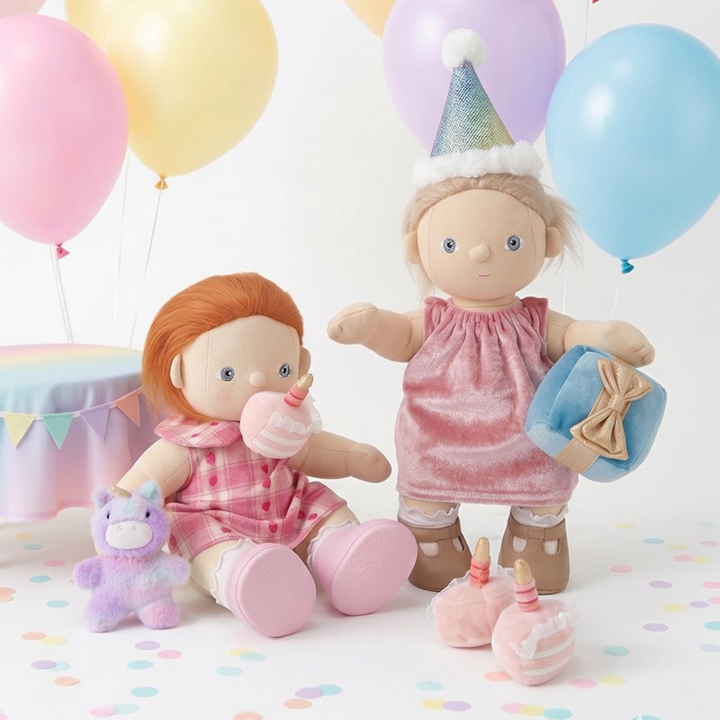 Dinkum Dolls by Olli Ella | Happy Birthday Set
