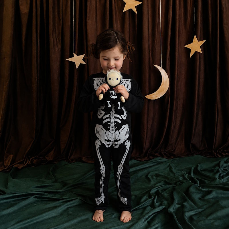 Dinkum Dolls by Olli Ella | Dinky Scully Skeleton at Milk Tooth Australia