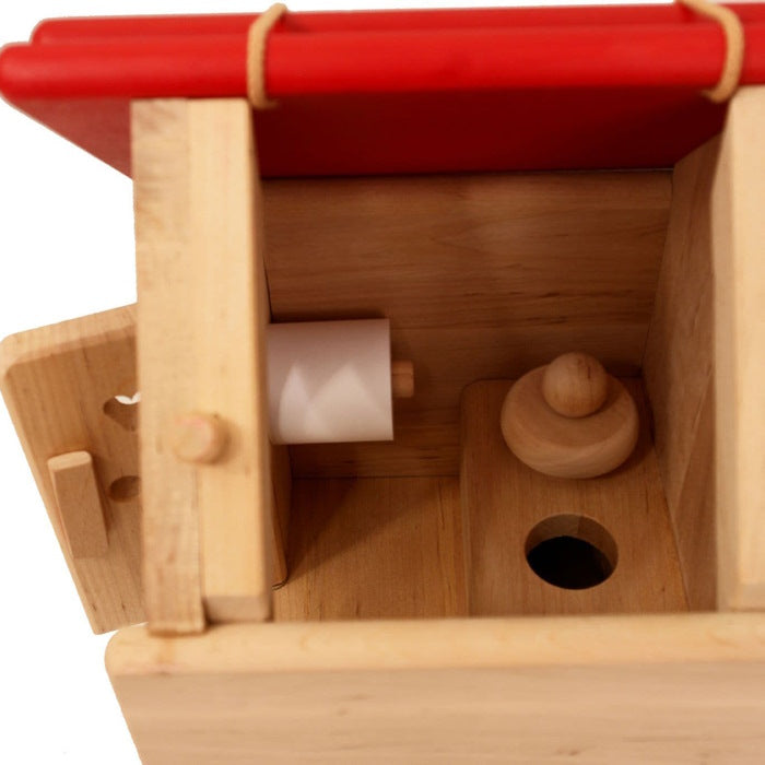 Drewart | Toilet with Red Roof at Milk Tooth