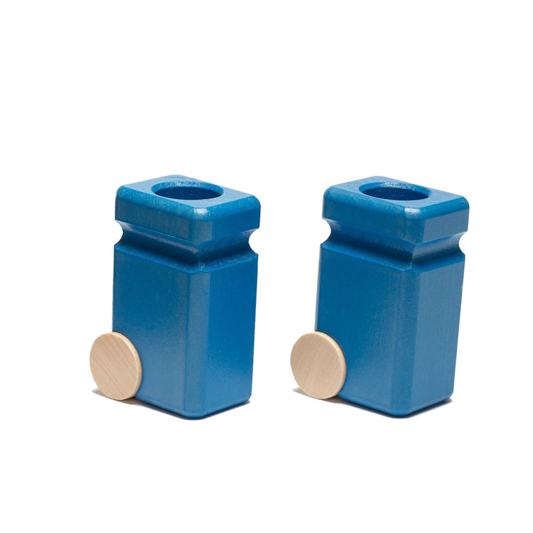 Fagus | Garbage Cans Blue at Milk Tooth