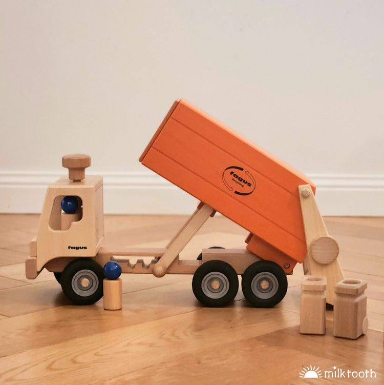 Fagus | Limited Edition Orange Garbage Truck at Milk Tooth