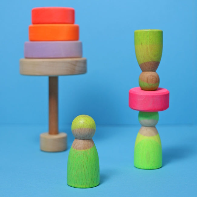Grimm's | Neon Green Friends at Milk Tooth