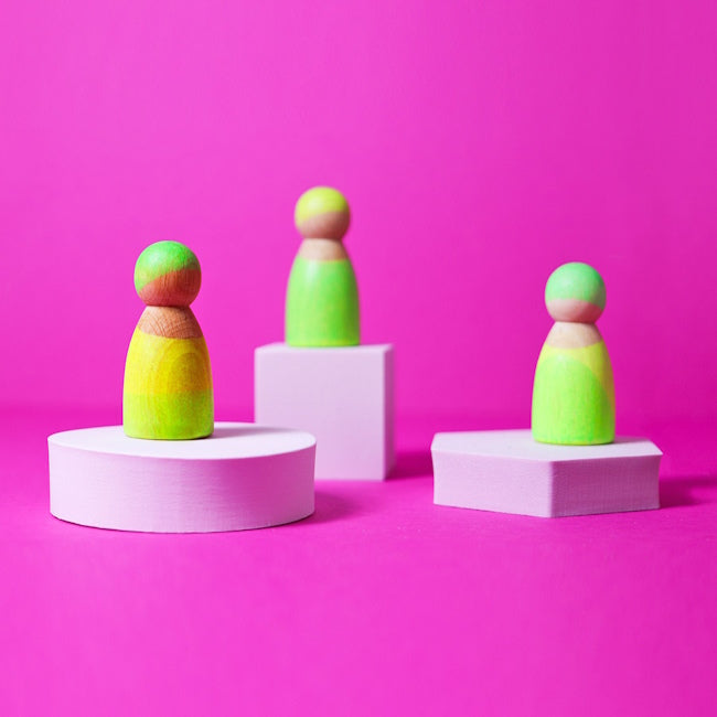Grimm's | Neon Green Friends at Milk Tooth