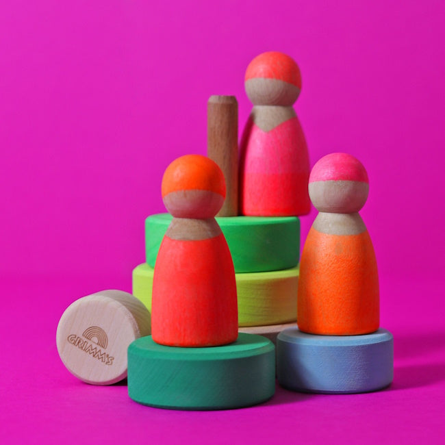 Grimm's | Neon Pink Friends at Milk Tooth