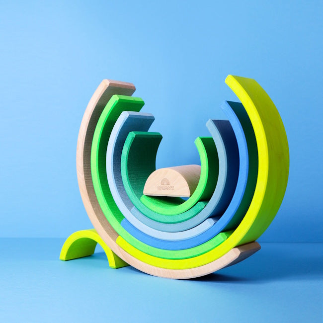 Grimm's | Rainbow Neon Green at Milk Tooth