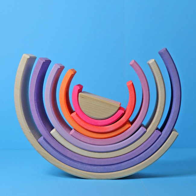 Grimm's | Rainbow Neon Pink at Milk Tooth