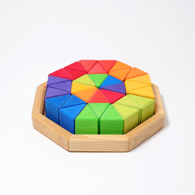 Grimm's | Octagon Puzzle Small at Milk Tooth Australia
