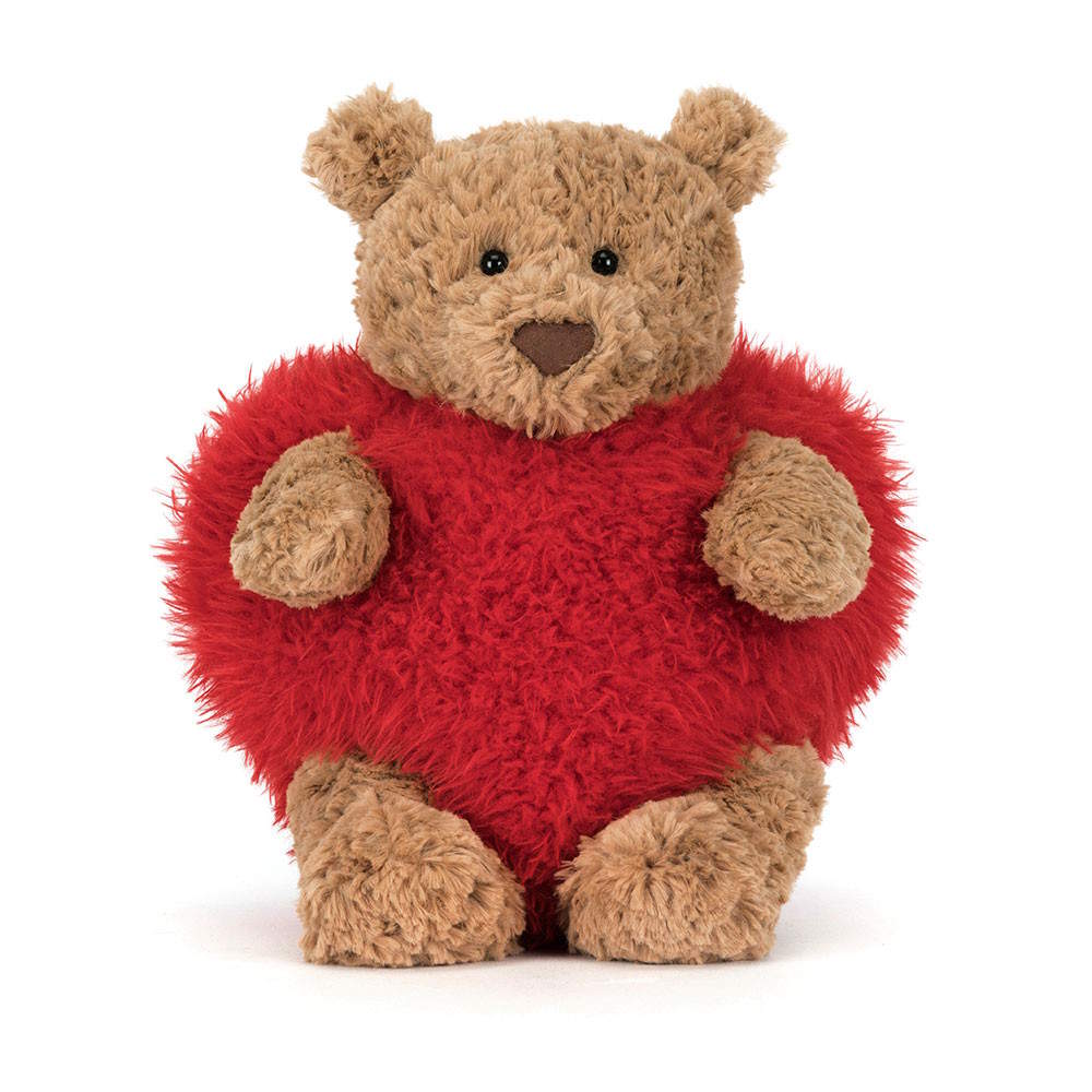 Jellycat | Bartholomew Bear Heartthrob at Milk Tooth Australia