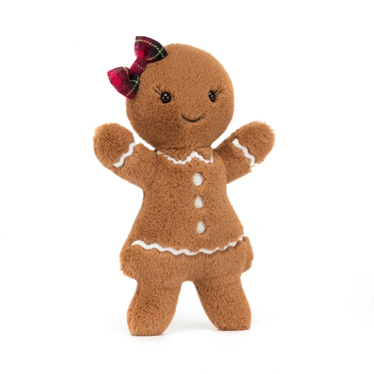 Jellycat | Jolly Gingerbread Ruby Medium at Milk Tooth