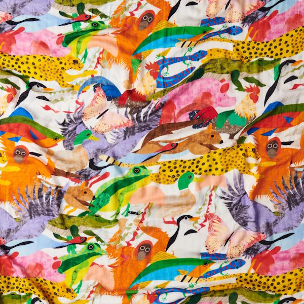 Kip and Co | Bamboo Baby Swaddle | All Creatures Great & Small at Milk Tooth