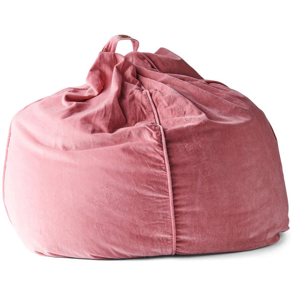 Kip and Co | Velvet Beanbag Cover | Dusty Rose at Milk Tooth